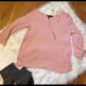 WHBM pink sweater